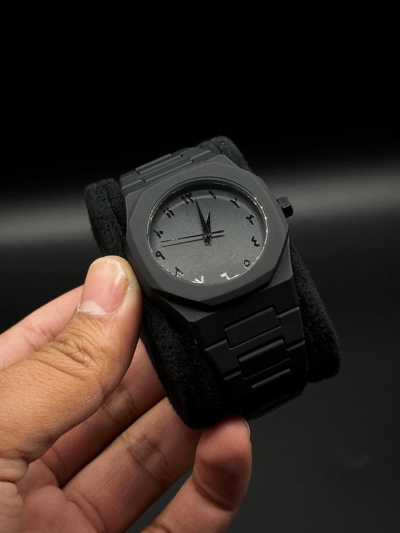 Tawfeer Mart™Black Arabic Aura Watch