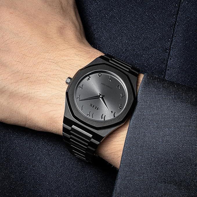 Tawfeer Mart™Black Arabic Aura Watch