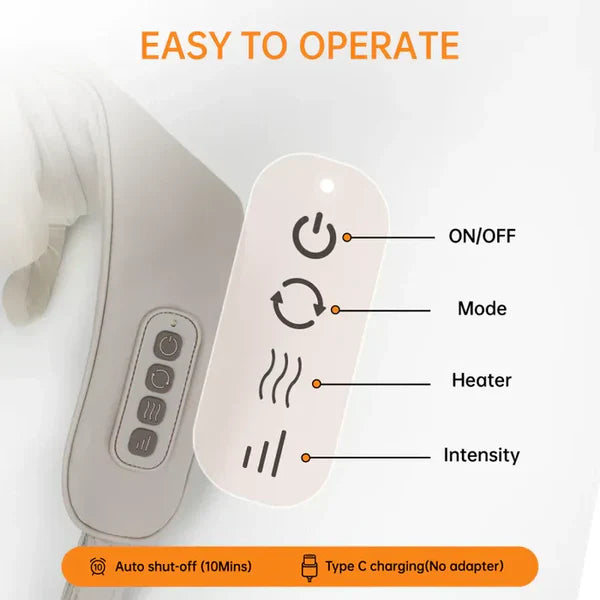 Tawfeer Mart™ Kneading Massager (Shoulder and Neck) – مدلك عجن للكتف والرقبة