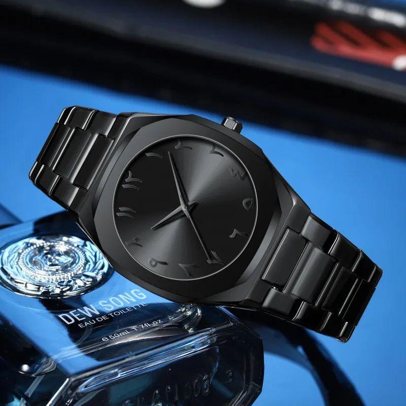 Tawfeer Mart™Black Arabic Aura Watch