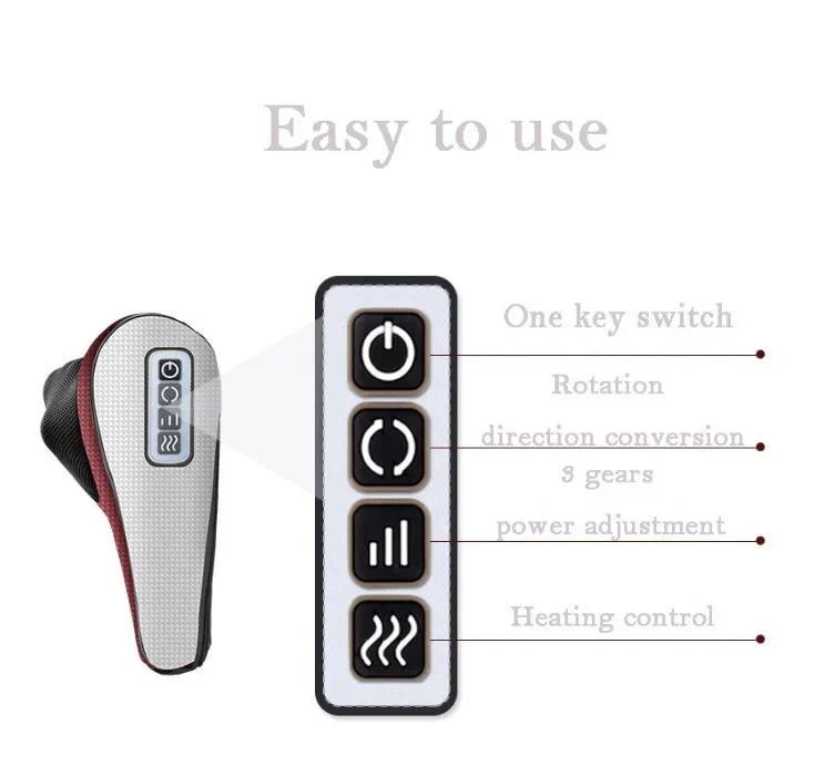 Tawfeer Mart™ Red Pillow Massager – جهاز تدليك الوسادة الحمراء