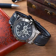 Tawfeer Mart™Men's Military USB Lighter Watch
